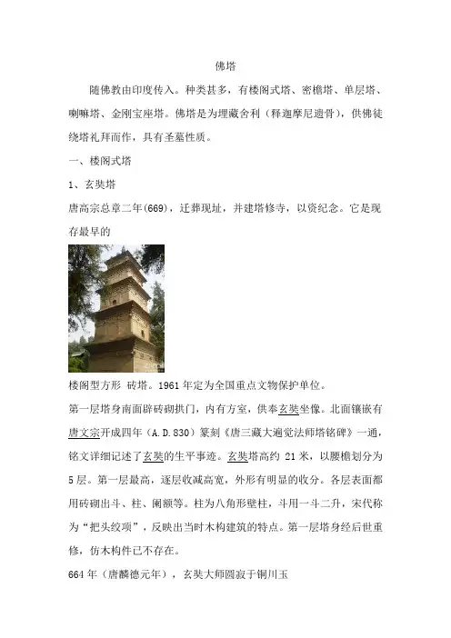 中国古代的佛塔剖析