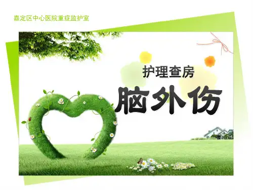 脑脑外伤护理查房