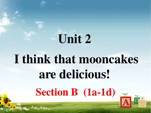 人教版九年级下册英语Unit2_SectionB(1a-1d)课件