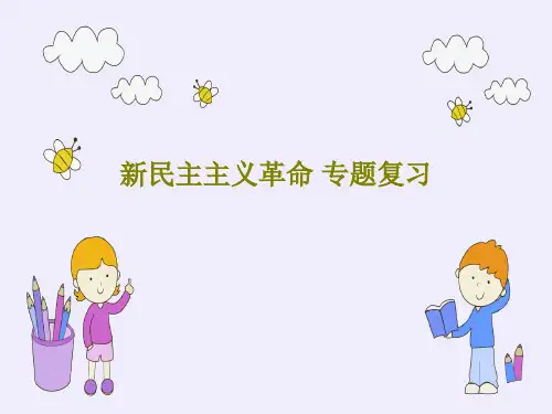 新民主主义革命 专题复习共45页