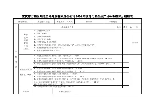 安全生产考核评分细则表_1