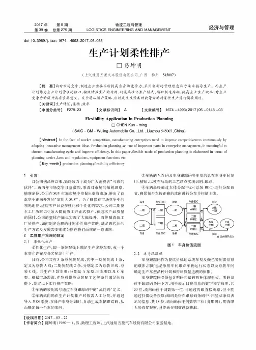 生产计划柔性排产