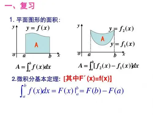 2019年定积分简单应用.ppt