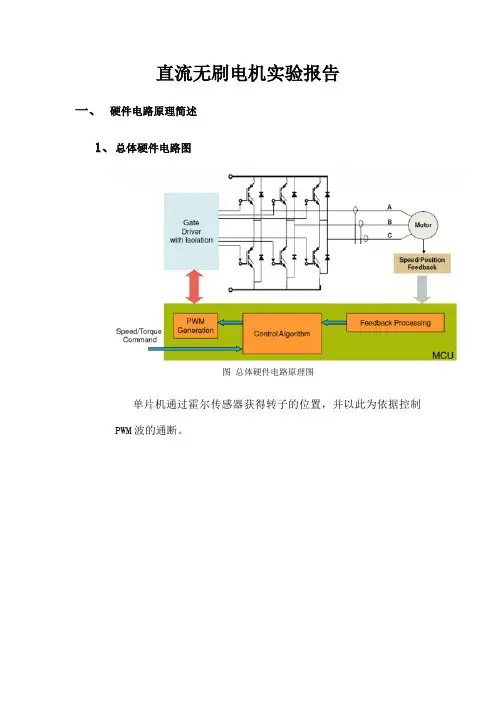 上海交大运动控制直流无刷电机实验报告