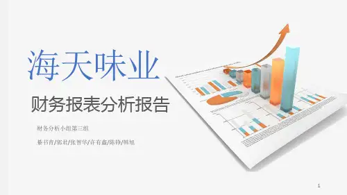 海天味业财务报表分析PPT幻灯片课件
