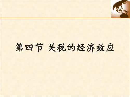 (高职高专)关税的经济效应---大国的关税效应