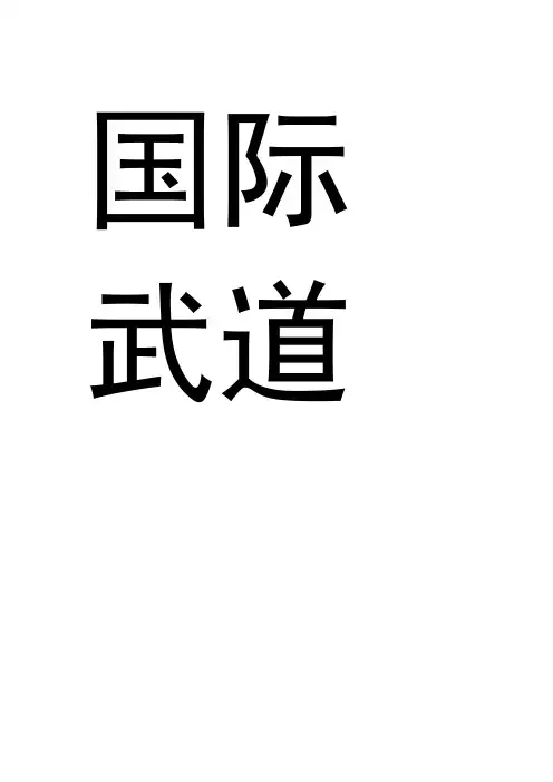 国际武术规则散打
