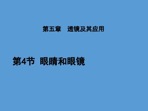 眼睛和眼镜优秀课件