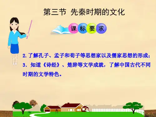 高中历史 古代史 先秦时期的文化精品PPT课件