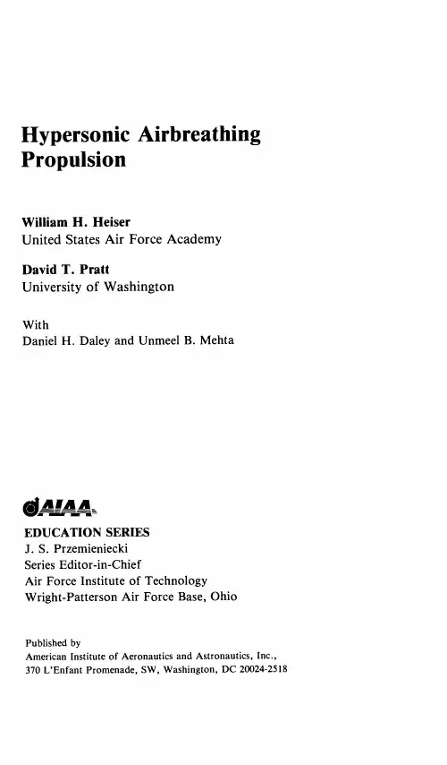 Hypersonic Airbreathing Propulsion_fm