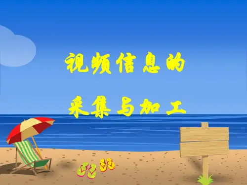 -视频信息的采集与加工