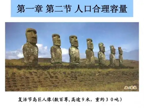 1.2人口合理容量
