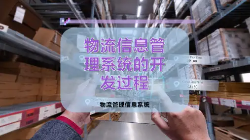 物流信息管理系统的开发过程