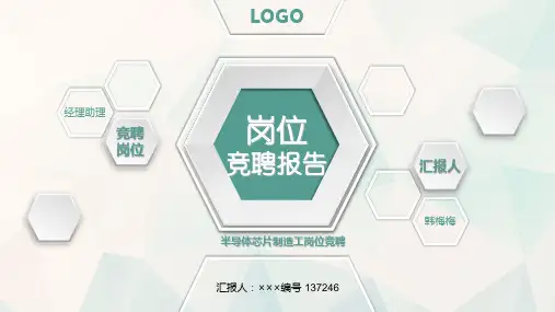 半导体芯片制造工岗位竞聘简历模板【大气漂亮】