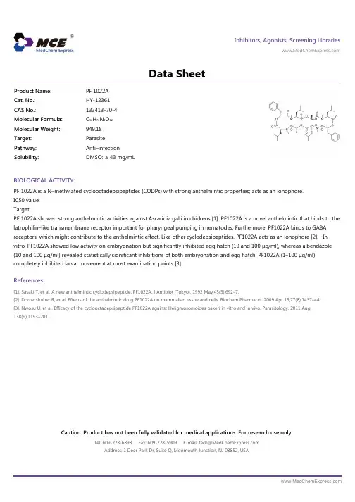 PF_1022A_DataSheet_MedChemExpress
