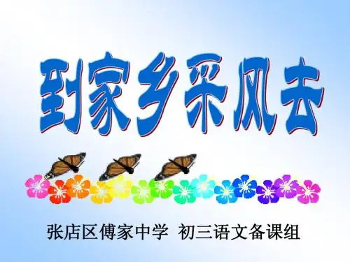 《综合性学习：到民间采风去》课件5