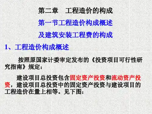 第二节建安费的构成
