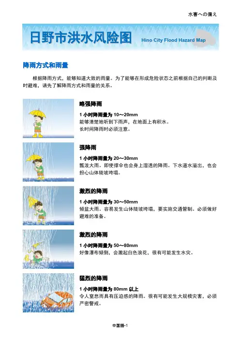 日野洪水风险图