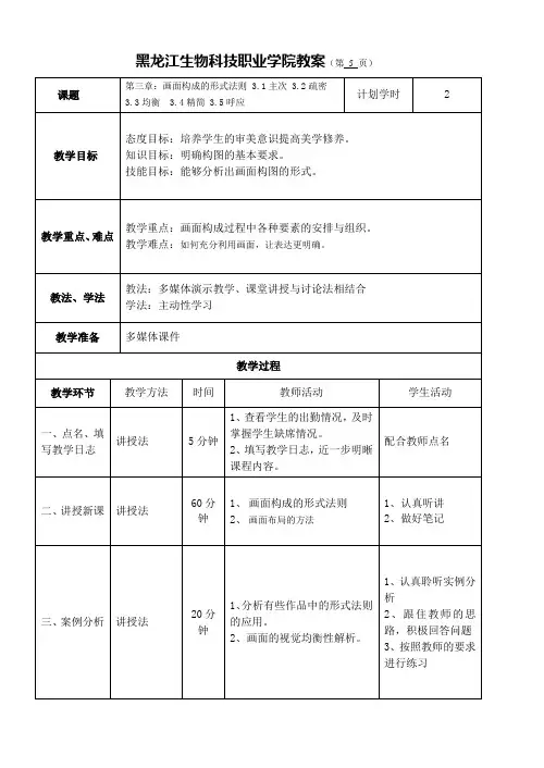 5.画面构成的形式法则