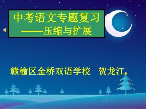 [PPT]压缩与扩展