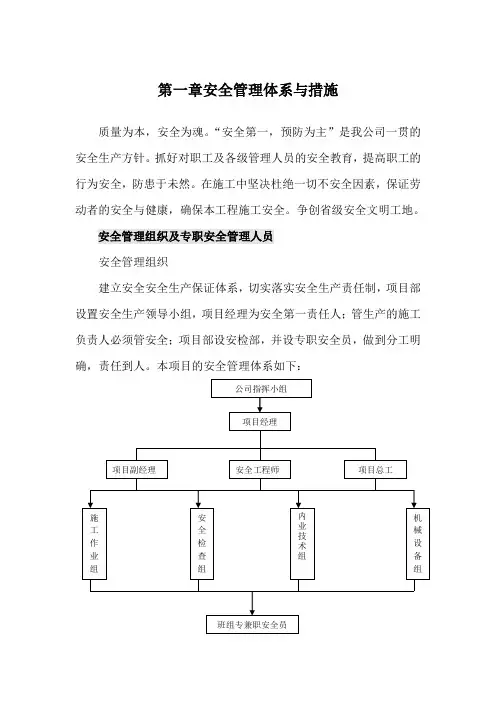 安全质量管理体系