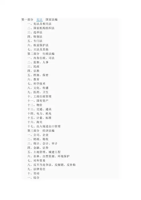 (法律法规课件)法律法规大全