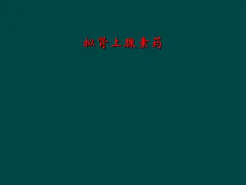 拟肾上腺素药