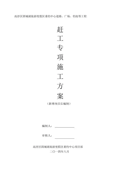 (完整版)赶工专项施工方案