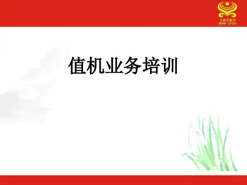 值机基础业务ppt