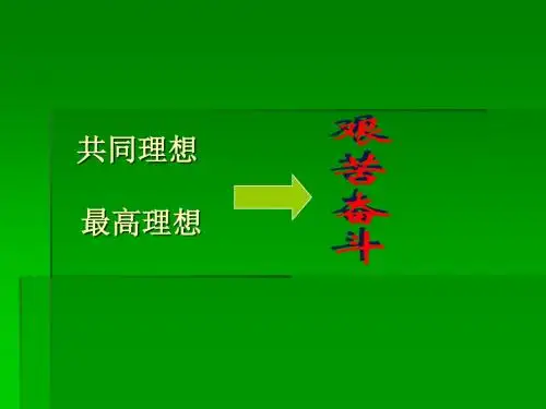 思想品德:第四单元-第二节《感受使命》课件(湘教版九年级)