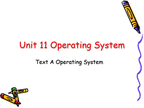计算机专业英语教程课件-Unit 11 (Operating System)