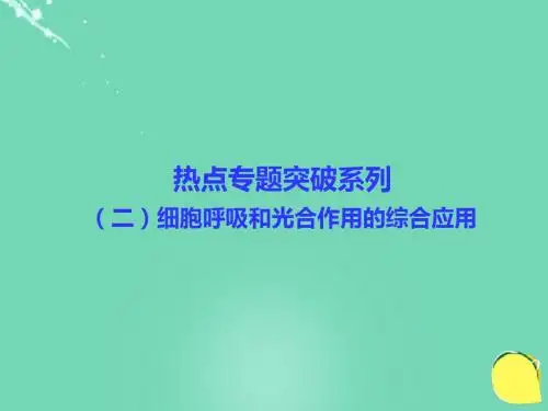 导学教程2017高考生物一轮复习第3单元细胞的能量供应和(精)