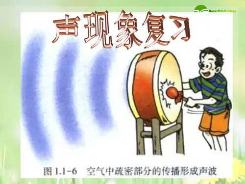 八年级物理上册 第一章声现象复习课件 人教新课标版