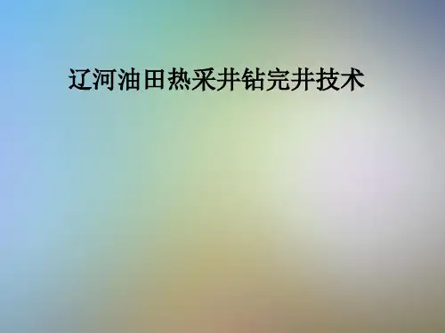 辽河油田热采井钻完井技术