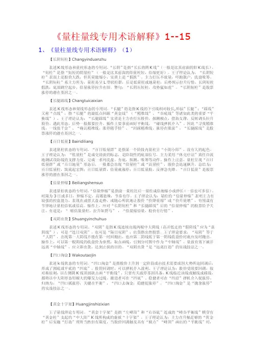 量柱量线专用术语图解(1-15)(附彩图插页)