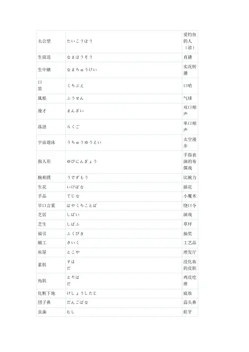 意思不一样的汉字