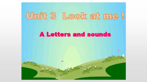 pep人教版三年级英语上册Unit 3 Look at mePA Letters and sounds课件