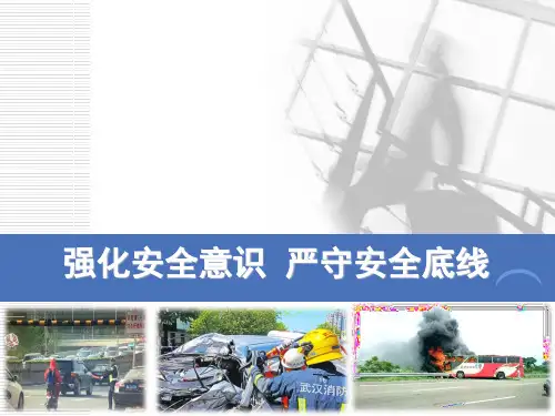 强化安全意识、严守安全底线 ppt课件