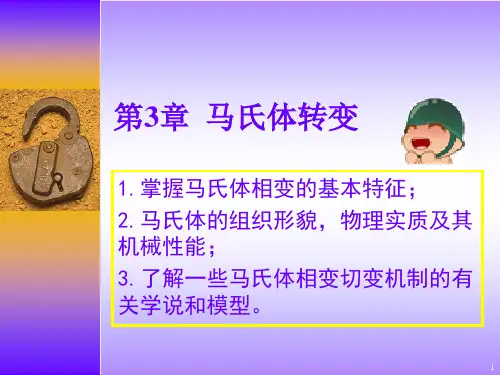 3马氏体转变(一)