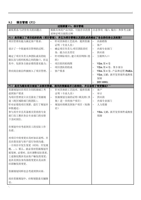 VDA6.3(中文)2010版