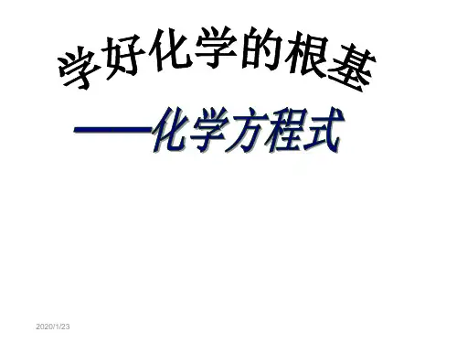中考化学复习方程式专题-精选