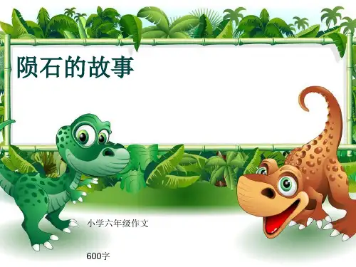 小学六年级作文《陨石的故事》600字(共9页PPT)