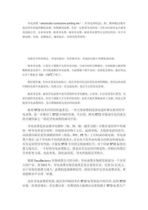 导电油墨