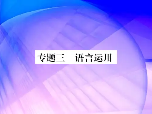 2017_2018学年八年级语文下册期末复习专题三语言运用习题课件新人教版_75