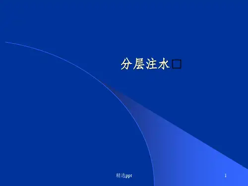 采油工程(分层注水)