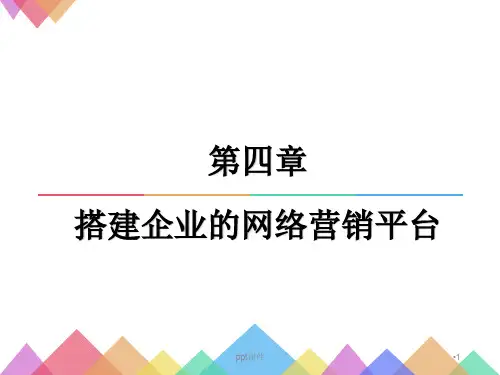第四章-搭建企业的网络营销平台  ppt课件