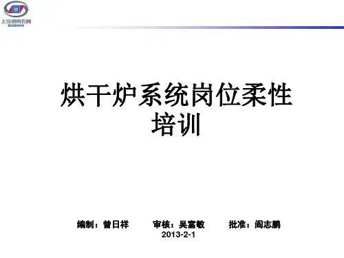 烘干炉系统岗位柔性培训教材