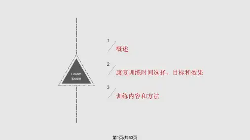 偏瘫肢体康复训练PPT课件