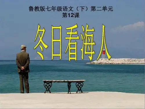 2015-2016学年度鲁教版七年级语文(下)第二单元第12课《冬日看海人》课件(33张PPT)(共33张PPT)