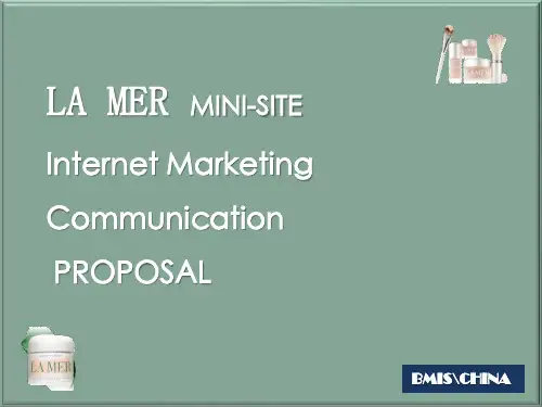 LA MER网络营销传播策略案2008620
